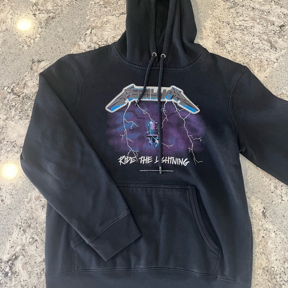 2016 Metallica Black Graphic Hoodie